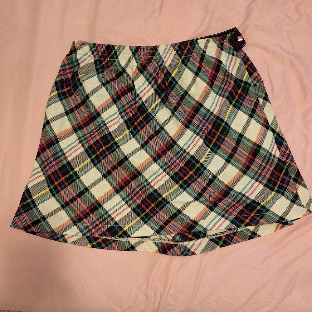 Hello Kitty Plaid Punk Rocker Skirt - Picture 2 of 6